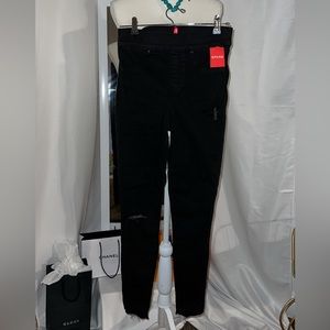 NWT Spanx distressed denim legging